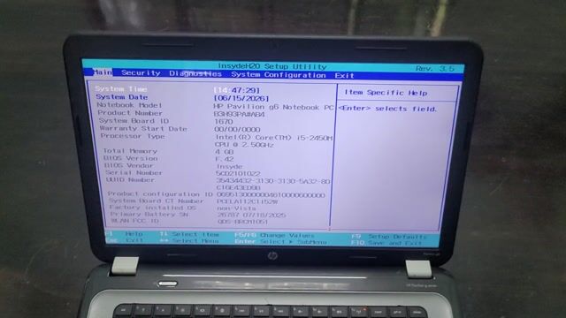 Laptop HP Pavilion G6 Core I5 15 inch 4GB Đen. Mua bán Laptop tại Thành phố Bến Tre Bến Tre được đăng bởi Quà Quê Dừa hình 1