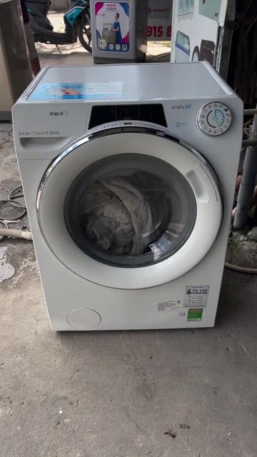 Máy giặt Candy 9kg 2tr500, Trắng, Zin. Mua bán Máy giặt tại Quận 7 Tp Hồ Chí Minh được đăng bởi TH Điện lạnh giá rẻ siêu rẻ HCM hình 1