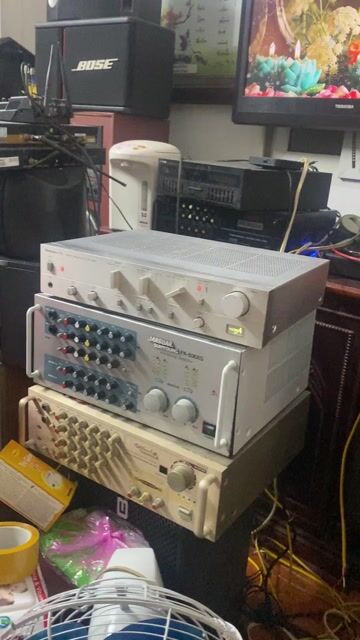 Amply Technics V5 Xám. Mua bán Tivi, Âm thanh tại Quận Bắc Từ Liêm Hà Nội được đăng bởi Quốc Thái hình 1
