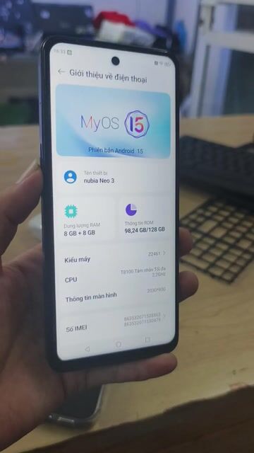 Nubia Neo 3 128GB Đen Điện thoại gaming. Mua bán Điện thoại tại Quận Đống Đa Hà Nội được đăng bởi tshop tây sơn hình 1
