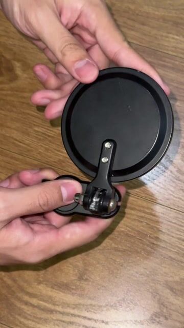 Gương xe máy tròn gập tay lái Đen. Mua bán Phụ tùng xe tại Quận Gò Vấp Tp Hồ Chí Minh được đăng bởi Khải Nguyên hình 1