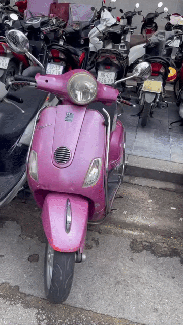 Piaggio Vespa 125 2011 Hồng. Mua bán Xe máy tại Quận 8 Tp Hồ Chí Minh được đăng bởi bé yun nè  hình 1
