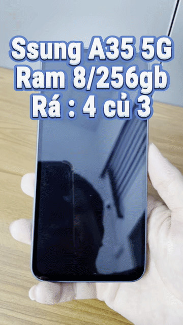 Samsung Galaxy A35 5G 8GB/256GB Đen. Mua bán Điện thoại tại Quận 4 Tp Hồ Chí Minh được đăng bởi Tuấn hình 1