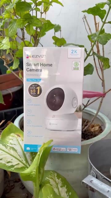 Camera EZVIZ H6c Pro 2K 3MP (Trong nhà) tặng đế L. Mua bán Máy ảnh, Máy quay tại Thành phố Thủ Dầu Một Bình Dương được đăng bởi Nguyễn Quang Hùng hình 1