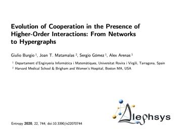 Cooperation in the Presence of Higher-Order Interactions