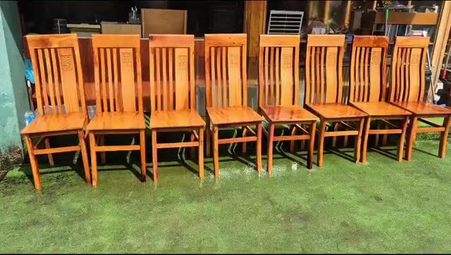 Ghế gỗ Gỗ Nâu gỗ Mộc. Mua bán Bàn ghế tại Huyện Hóc Môn Tp Hồ Chí Minh được đăng bởi ĐỒ GỔ LÂM PHÁT hình 1