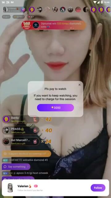 Valerin Sange Colmek Sampe Basah