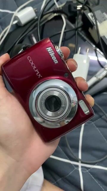 Máy ảnh Nikon Coolpix L24 Đỏ. Mua bán Máy ảnh, Máy quay tại Quận Cái Răng Cần Thơ được đăng bởi ConCa hình 1