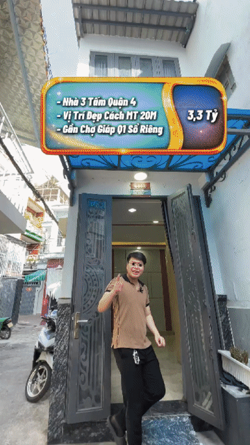 Mua bán Nhà ở Quận 4 Tp Hồ Chí Minh giá 3,3 tỷ