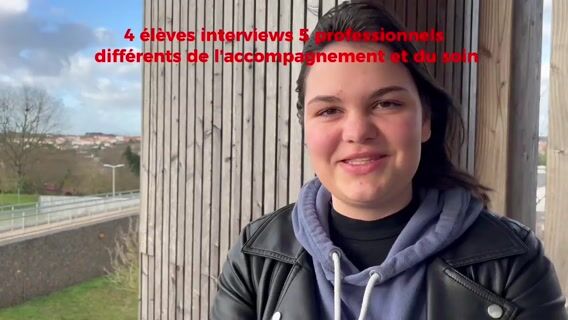 Vidéo sur les métiers du soins et de l'accompagnement