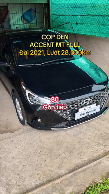 Hyundai Accent MT Full 2021 28.000km 1 Chủ từ mới. Mua bán Ô tô tại Thành phố Tân An Long An được đăng bởi TRẦN VĂN THÁI hình 1