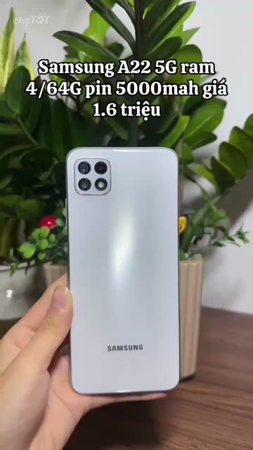 Samsung Galaxy A22 5G 64GB Trắng. Mua bán Điện thoại tại Quận Hà Đông Hà Nội được đăng bởi Điện Thoại Cũ  hình 1