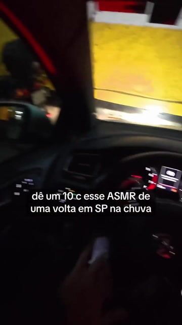 Dirigindo na Chuva [ASMR]