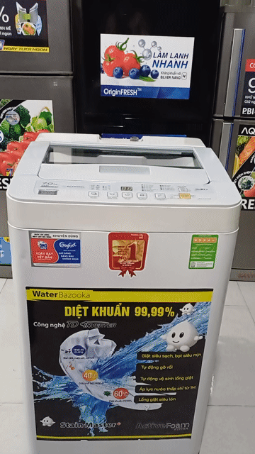 Máy giặt Panasonic 7kg Trắng Diệt khuẩn. Mua bán Máy giặt tại Quận Bình Tân Tp Hồ Chí Minh được đăng bởi Phạm Thị Bích Mai hình 1