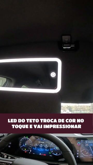 LED DO TETO TROCA DE COR NO TOQUE E VAI IMPRESSIONAR