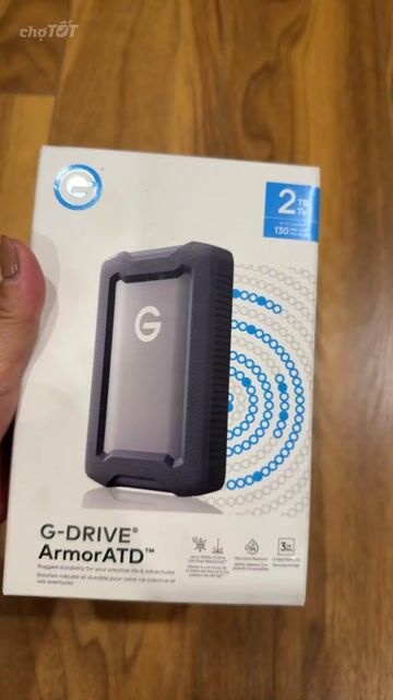 Ổ cứng SSD Western Digital G-DRIVE ArmorATD 2TB. Mua bán Linh kiện (RAM, Card...) tại Quận Bình Thạnh Tp Hồ Chí Minh được đăng bởi Vân Lê hình 1