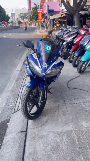 Yamaha R15 v2 2013 Xanh dương. Mua bán Xe máy tại Quận Tân Phú Tp Hồ Chí Minh được đăng bởi Tuanduy hình 1