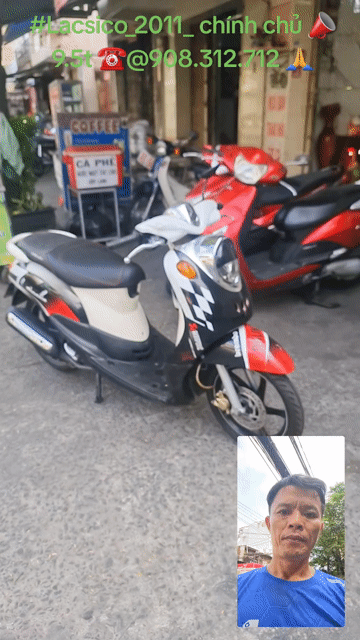 Yamaha Classical Trắng Đen Đỏ. Mua bán Xe máy tại Quận 11 Tp Hồ Chí Minh được đăng bởi CỬA HÀNG XE MÁY LONG HỔ hình 1