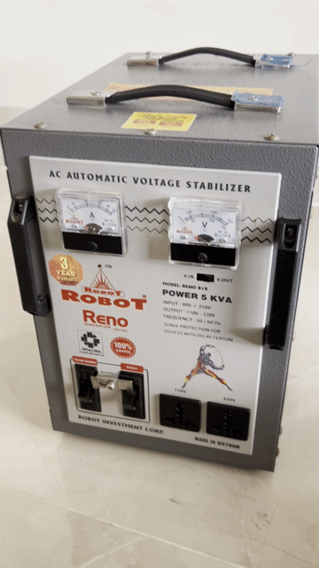 Ổn áp Robot Reno 818 5 KVA. Mua bán Đồ chuyên dụng, Giống nuôi trồng tại Quận Ô Môn Cần Thơ được đăng bởi Cvkhac hình 1