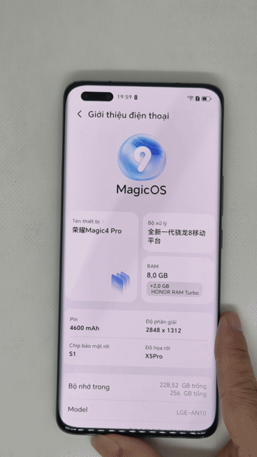 Honor Magic4 Pro Đen 8/256GB, cod toàn quốc . Mua bán Điện thoại tại Quận Thanh Xuân Hà Nội được đăng bởi Đỗ Mạnh Nhuận hình 1