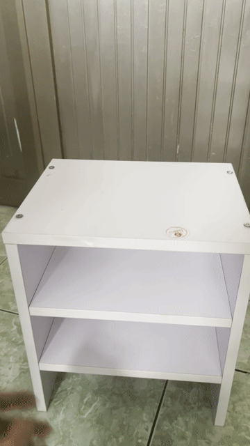 Kệ Gỗ công nghiệp 2 tầng Trắng. Mua bán Tủ, kệ gia đình tại Quận Tân Bình Tp Hồ Chí Minh được đăng bởi Lan Nguyen hình 1