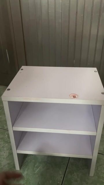 Kệ Gỗ công nghiệp 2 tầng Trắng. Mua bán Tủ, kệ gia đình tại Quận Tân Bình Tp Hồ Chí Minh được đăng bởi Lan Nguyen hình 1