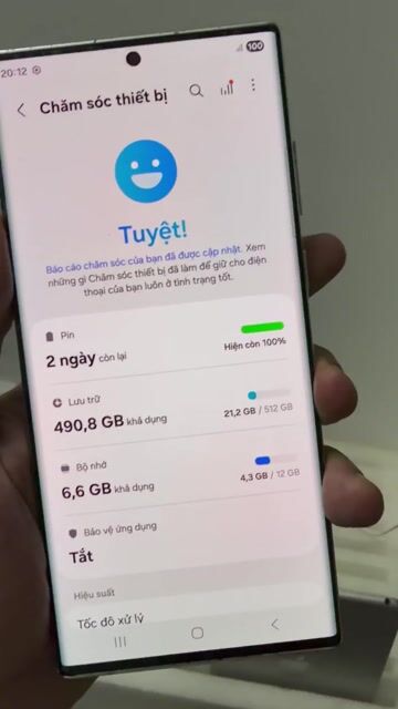 Samsung Galaxy S22 Ultra 5G 12GB 512GB Trắng. Mua bán Điện thoại tại Quận Tân Bình Tp Hồ Chí Minh được đăng bởi Tran Minh Anh hình 1