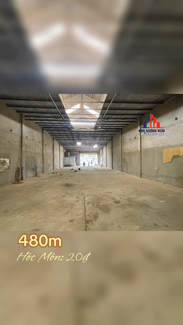 Cho thuê Văn phòng, Mặt bằng kinh doanh Huyện Hóc Môn Tp Hồ Chí Minh diện tích 480 m² giá 20 triệu/tháng