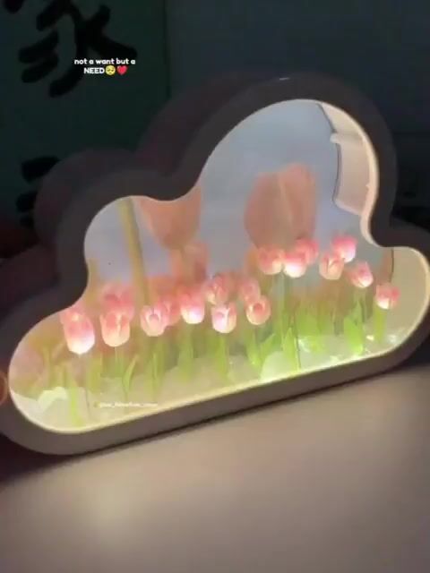 Đèn ngủ kiêm gương Đám mây Tulip. Mua bán Đèn tại Quận 8 Tp Hồ Chí Minh được đăng bởi NGUYỄN THỊ MỸ DUNG hình 1