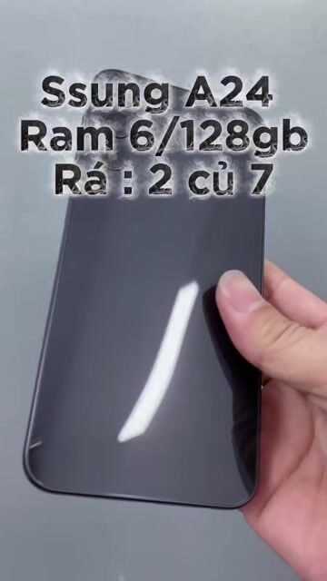 Samsung Galaxy A24 128GB Đen 6GB. Mua bán Điện thoại tại Quận 4 Tp Hồ Chí Minh được đăng bởi Tuấn hình 1