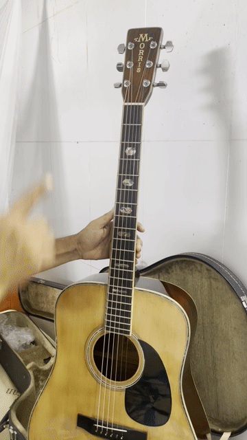 Đàn guitar Nhật Morris W-60 like new98%. Mua bán Nhạc cụ tại Huyện Tân Phú Đồng Nai được đăng bởi Việt Linh hình 1