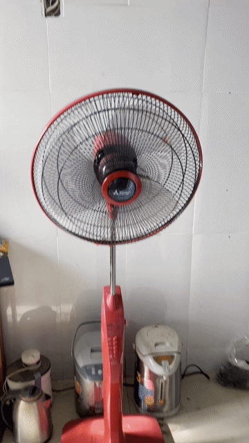 Quạt đứng Mitsubishi LV16 Đỏ 40cm. Mua bán Quạt tại Quận 12 Tp Hồ Chí Minh được đăng bởi Anh Tài hình 1