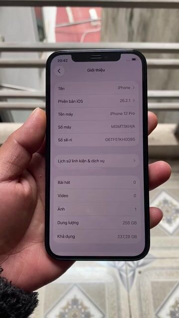 Apple iPhone 12 Pro 256GB Xanh. Mua bán Điện thoại tại Quận Cầu Giấy Hà Nội được đăng bởi Lê Vương hình 1