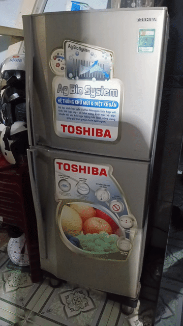 Tủ lạnh Toshiba 185L Bạc. Mua bán Tủ lạnh tại Thành phố Thuận An Bình Dương được đăng bởi YAN hình 1