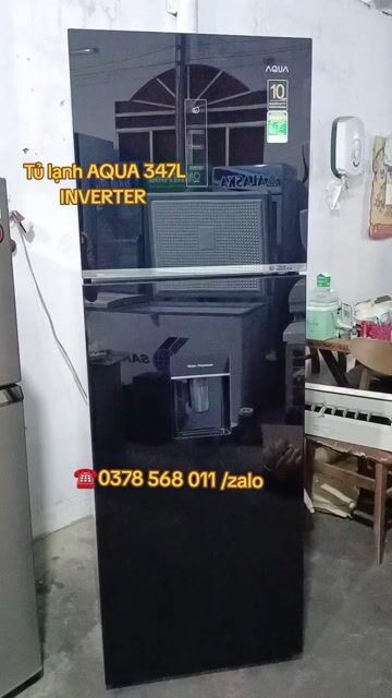 Tủ lạnh AQUA 347L inverter. Mua bán Tủ lạnh tại Thành phố Nha Trang Khánh Hòa được đăng bởi Điện Lạnh Duy Quang Nha Trang   hình 1