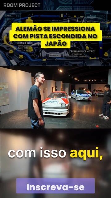 Alemão se impressiona com pista ESCONDIDA no Japão! 🇯🇵😱 
Qual carro do Japão é o seu sonho de infância? Comenta aí! 👇
Conteúdo original do canal ACF Performance (@acfperformance).