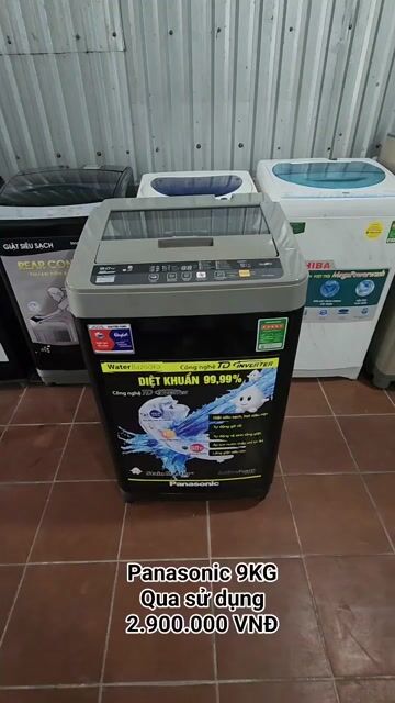 Máy giặt Panasonic 9kg cửa trên TD Inverter. Mua bán Máy giặt tại Thành phố Sóc Trăng Sóc Trăng được đăng bởi Điện Lạnh Hoàng Khải hình 1