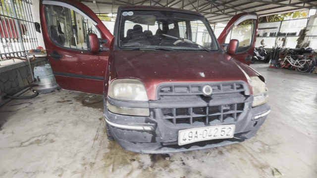 Fiat Doblo 7 chỗ màu Đỏ. Mua bán Ô tô tại Huyện Tuy An Phú Yên được đăng bởi Taxi Xe Hoa Chí Thạnh hình 1