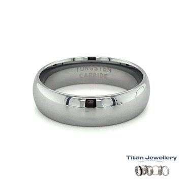 New 7mm Brushed Court Band Tungsten Carbide Wedding Ring Mens Jewellery P-Z+2 