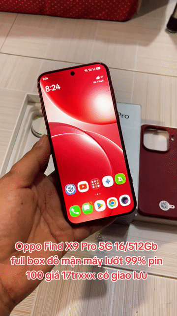 Oppo Find X9 Pro 5G 16/512Gb pin 100 lướt 99%zin . Mua bán Điện thoại tại Thành phố Mỹ Tho Tiền Giang được đăng bởi LH Max Dilys hình 1
