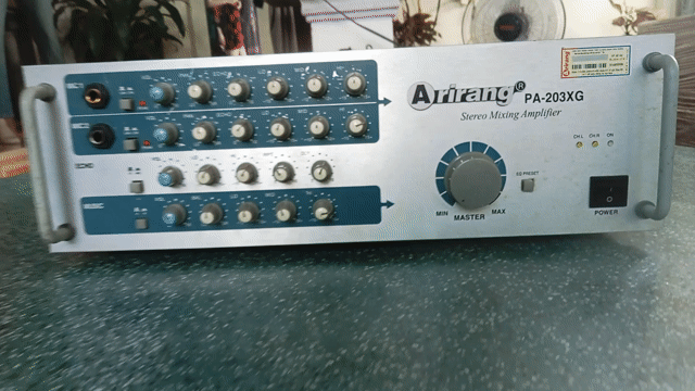 Amply karaoke Arirang PA-203XG Bạc. Mua bán Tivi, Âm thanh tại Huyện Củ Chi Tp Hồ Chí Minh được đăng bởi HÒA TRẦN 1 hình 1