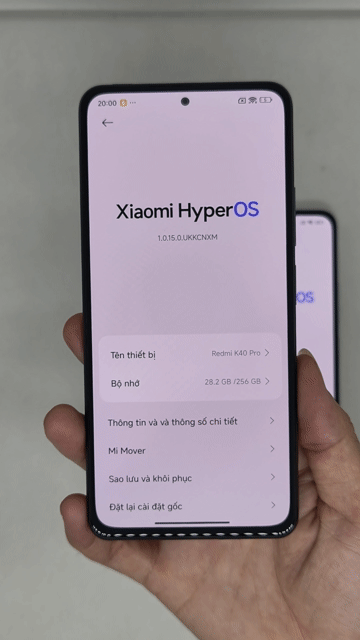 Xiaomi Redmi K40 Pro, k40pro + 12/256 Trắng. Mua bán Điện thoại tại Quận Thanh Xuân Hà Nội được đăng bởi Đỗ Mạnh Nhuận hình 1