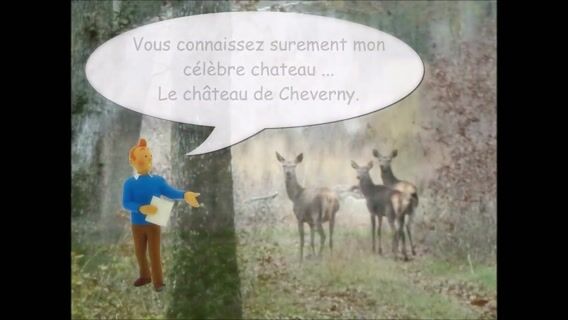 Tintin et son garde de chasse
