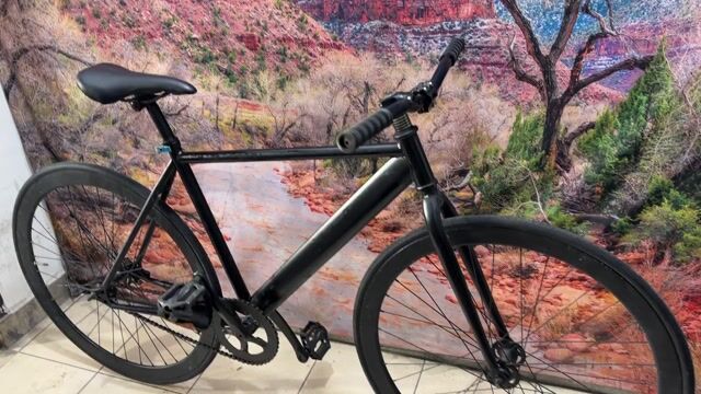 Xe Fixed gear đen bánh 700c. Mua bán Xe đạp tại Quận Tân Bình Tp Hồ Chí Minh được đăng bởi Bbb hình 1