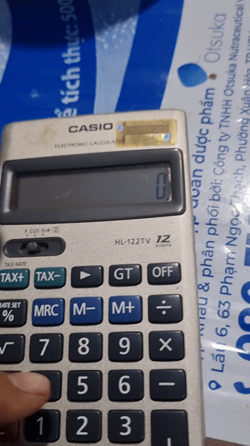Máy tính bỏ túi Casio HL-122TV Bạc. Mua bán Đồ dùng văn phòng tại Quận Tân Bình Tp Hồ Chí Minh được đăng bởi A Thịnh ve chai 50k trở lại hình 1