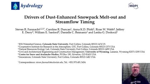 Dust-Enhanced Snowpack Melt-Out and Streamflow Timing