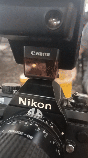 Máy ảnh phim Nikon F-301 Đen kèm đèn flash. Mua bán Máy ảnh, Máy quay tại Quận 12 Tp Hồ Chí Minh được đăng bởi Phương duy hình 1