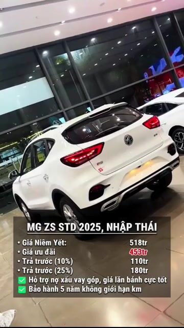 MG ZS STD 2025 Trắng. Mua bán Ô tô tại Quận Hà Đông Hà Nội được đăng bởi Đức Việt hình 1