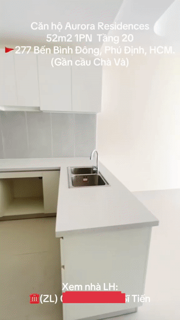 Cho thuê Căn hộ Chung cư Aurora Residences Quận 8 Tp Hồ Chí Minh diện tích 50 m² giá 8 triệu/tháng