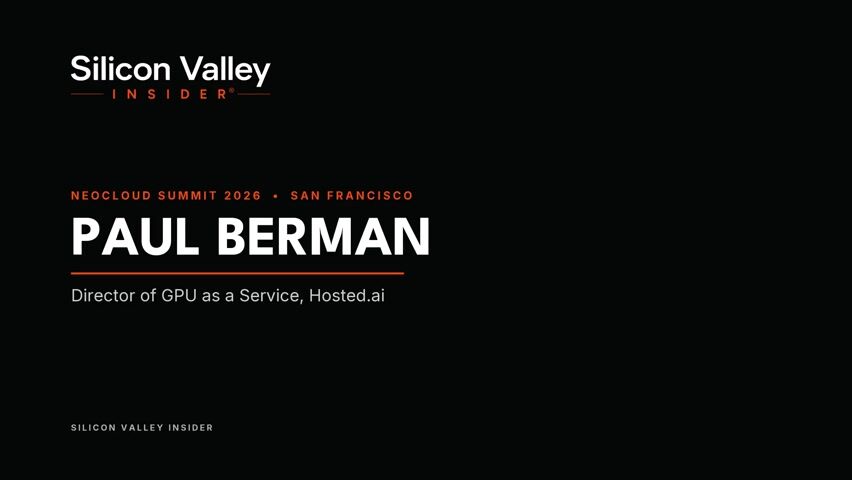 Video still from Paul Berman